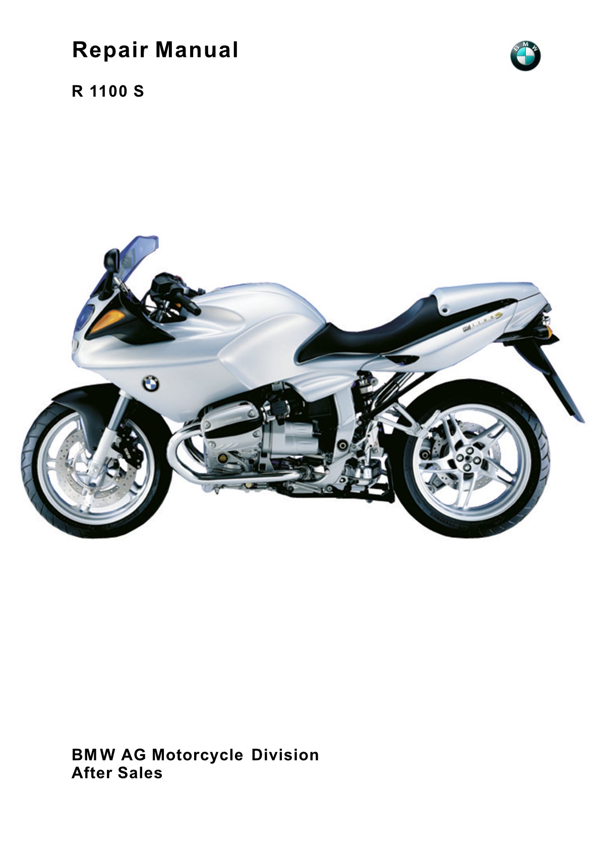 BMW motorcycle service manual PDF for models R1100S