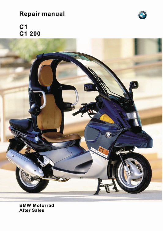 BMW C1 200 Scooter Service Manual PDF Instant Download