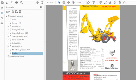 Case 480CB Tractor Backhoe Service manual Download INSTANT DOWNLOAD